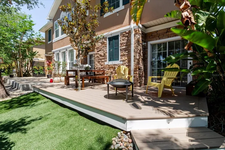 Brand New Deck in 2025 With Astro Turf. Plenty Of Room For A Grill &amp; Unwind From A Long Day