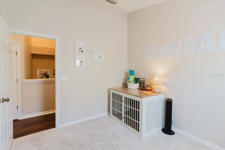 Another Upstairs Secondary Bedroom Close To Hall Bath and Stairs With Plush Carpeting &amp; Tempur-Pedic Padding
