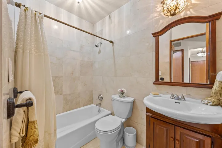 all 3 bathrooms are wrapped in elegant marble, offering a refined, spa-like atmosphere.