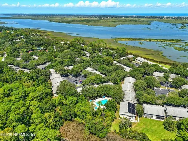Aerial view - water reserved