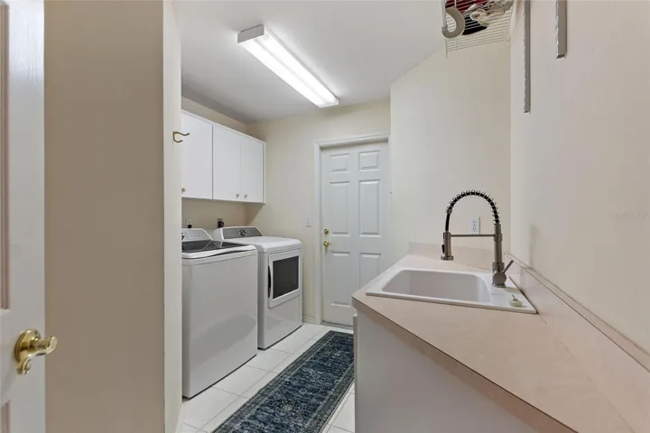 Interior Laundry with Utility Sink