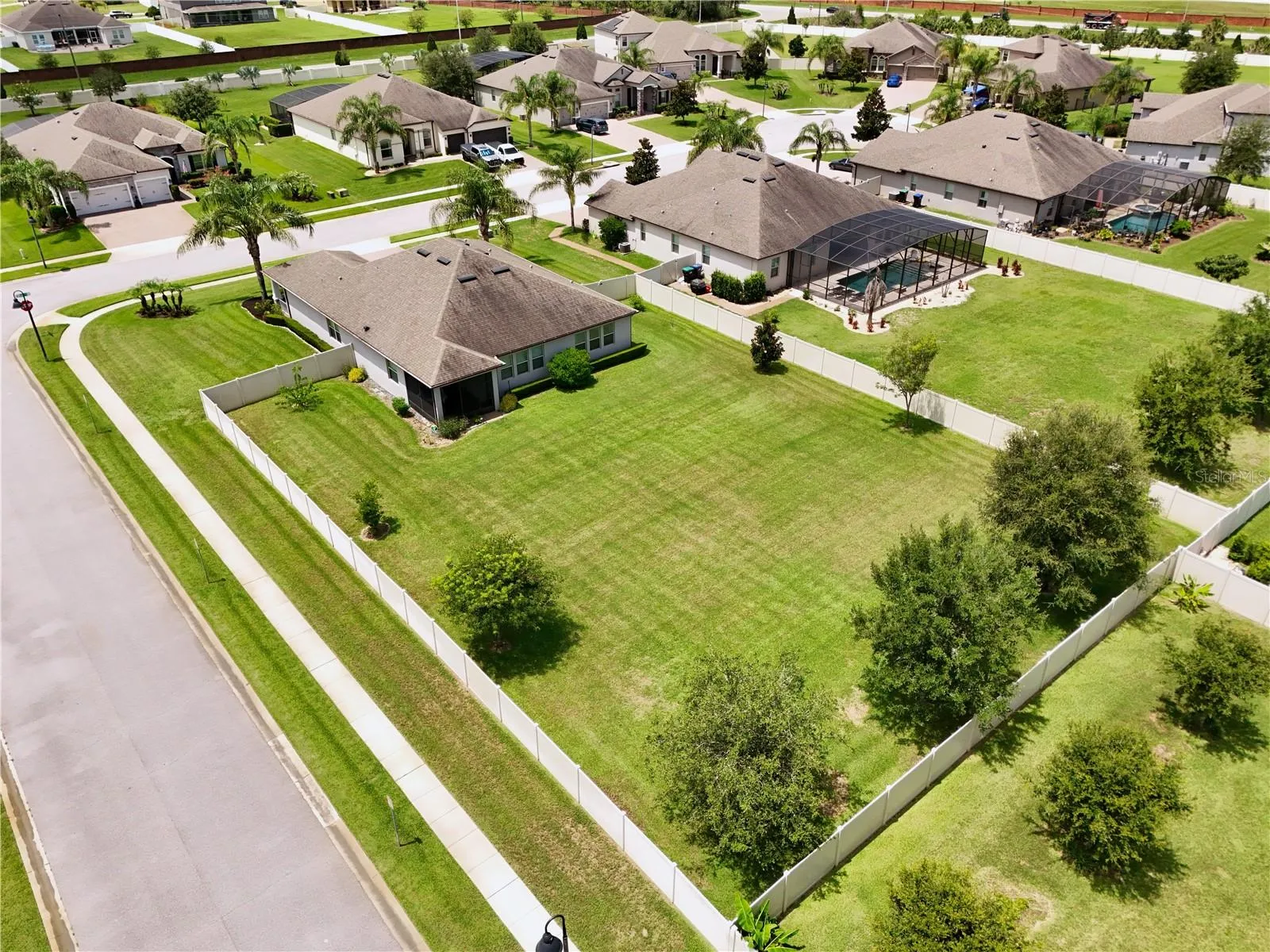 FENCED HALF ACRE