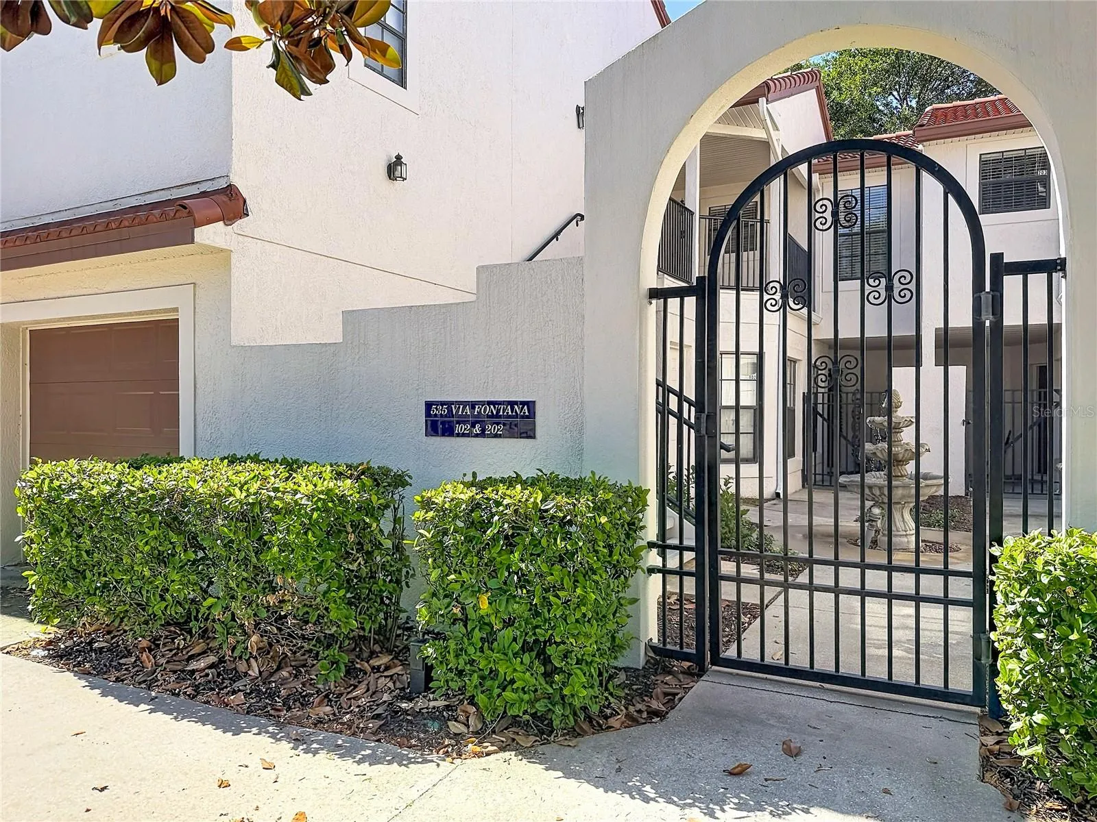 Entry into the courtyard