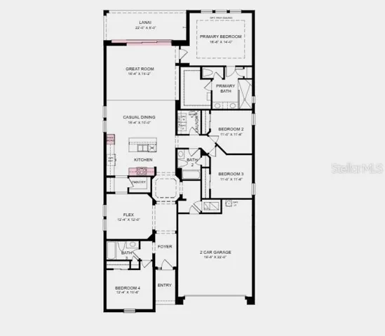 Additional Highlights Include: tray ceiling package, 8' interior doors, outdoor kitchen rough-in, and pendant lights in the kitchen.