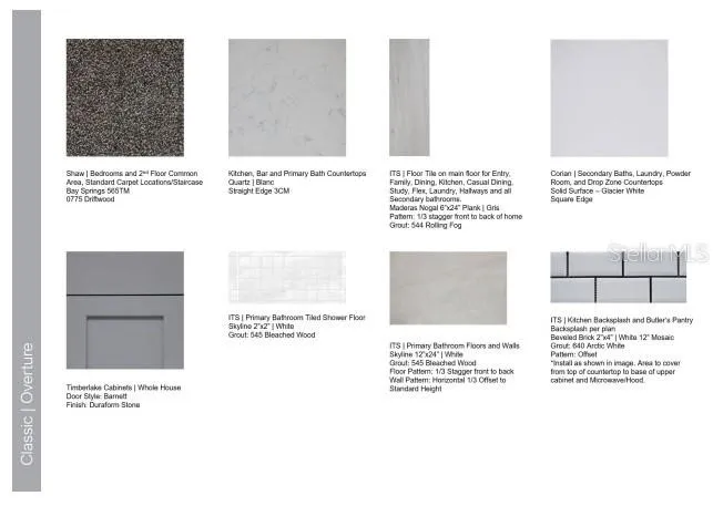 14250 Sawmill Street design selections!