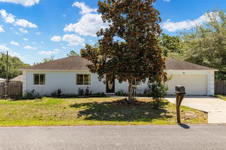 NO HOA, 3/2/2 Concrete Block Home