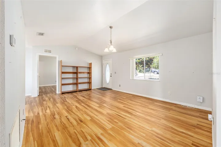 Living Room with Windows to Front Yard