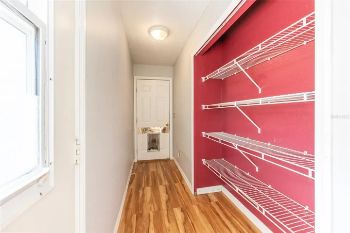 Pantry (no doors) off Kitchen