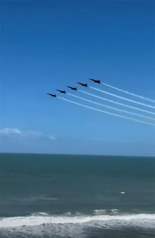 Air Show from Balcony