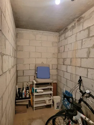 Under building assigned storage room