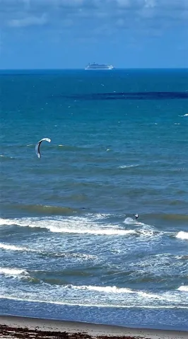 Kite Surfing View from the Balcony