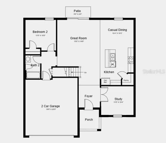 Additional Highlights Include: GE refrigerator, washer and dryer, extended LVP flooring on the main floor, and window blinds throughout the whole house.