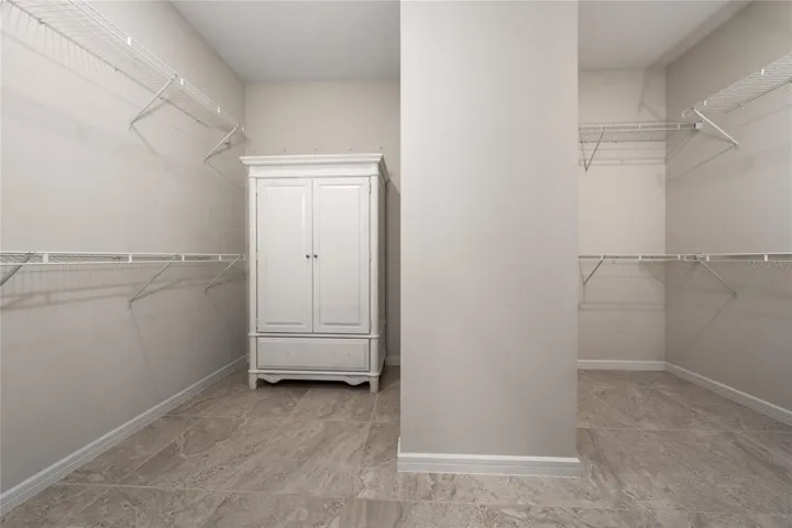 Master Walk-in closet