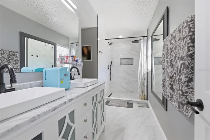 updated master bath