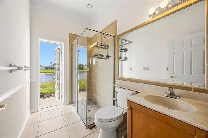 In-law suite bath and separate entrance
