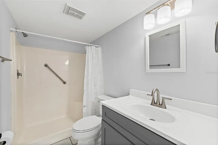Primary Bathroom with Updated Vanity/Fixtures