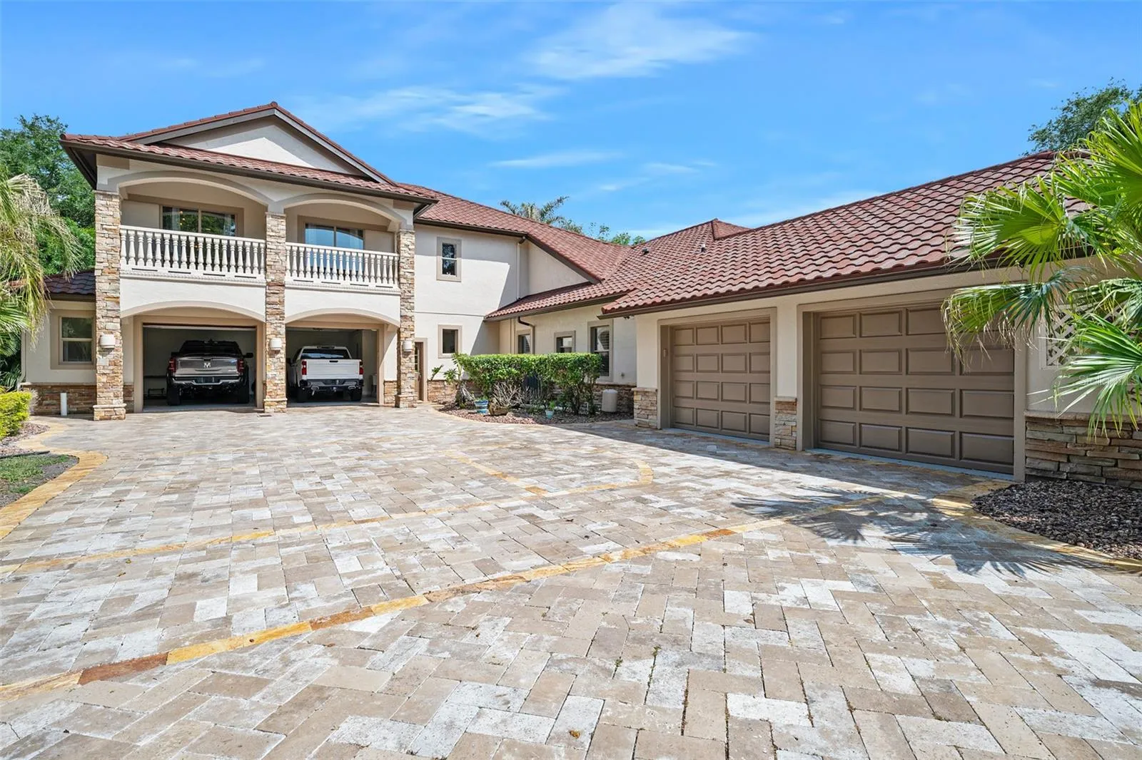 Paver driveway