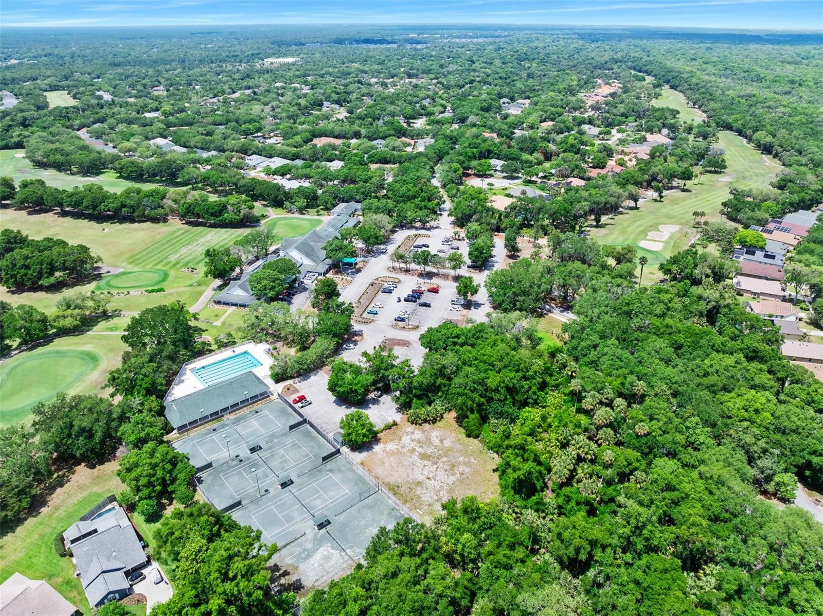 Club tennis courts