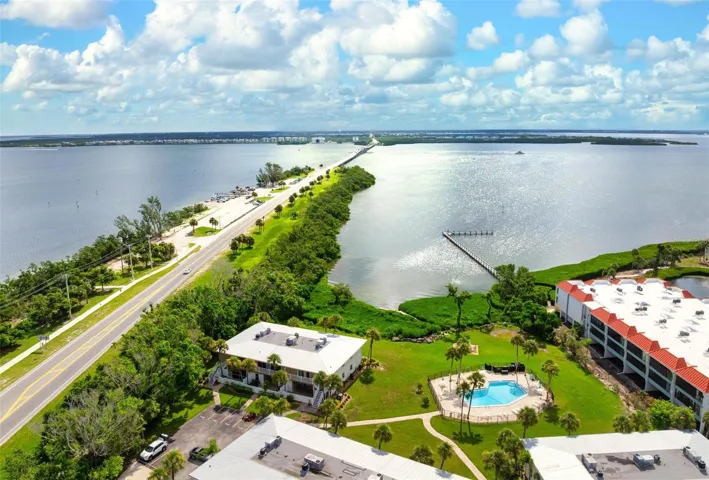 Easy on and off the island with one of the highest elevations.