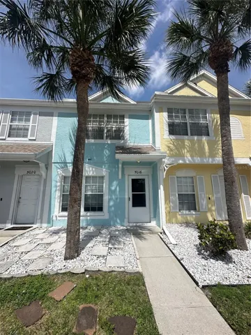 Front of townhome