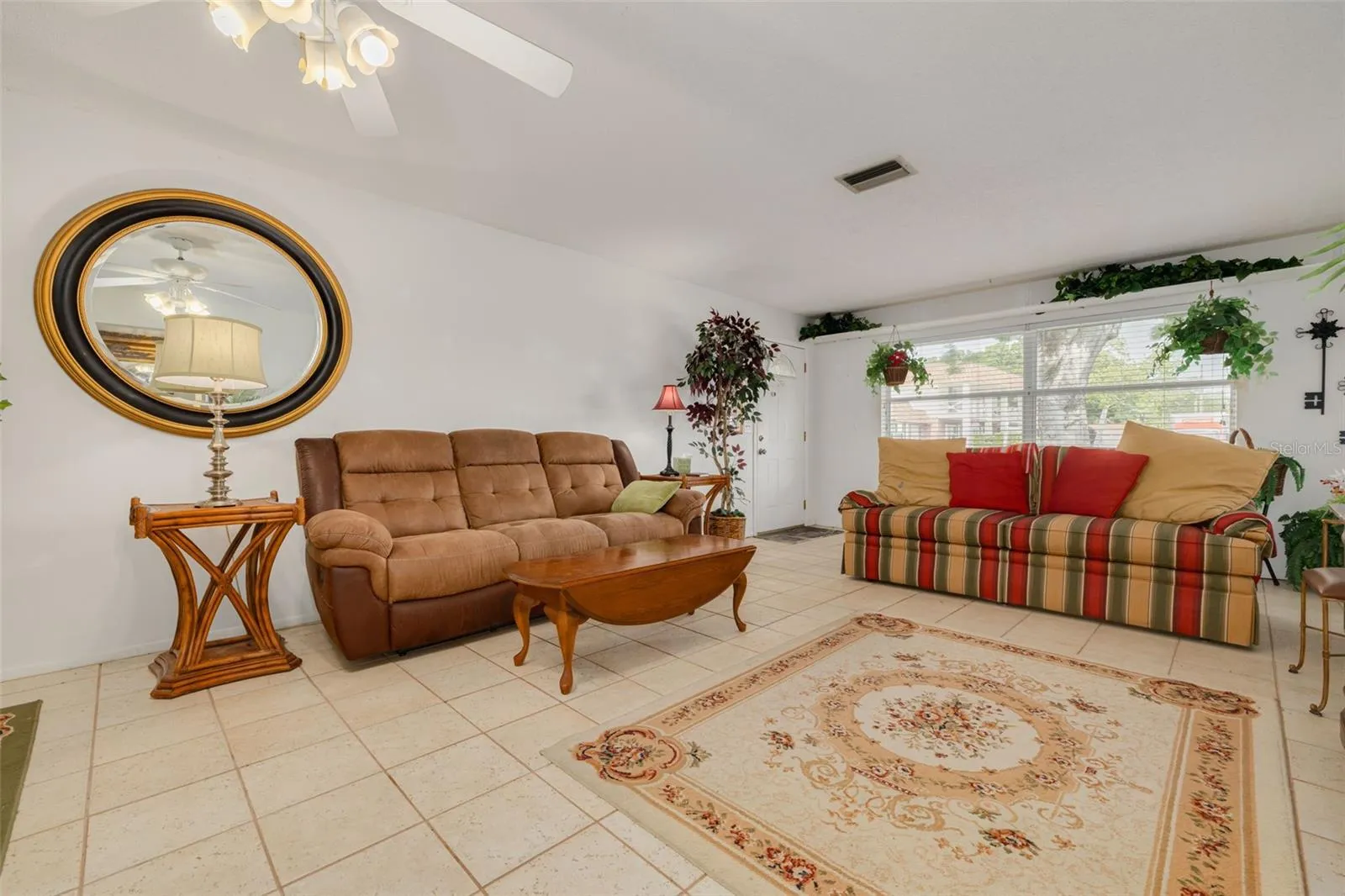 'Easy to maintain, large tile flooring throughout main living area.