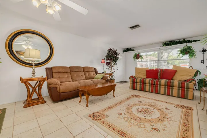 'Easy to maintain, large tile flooring throughout main living area.