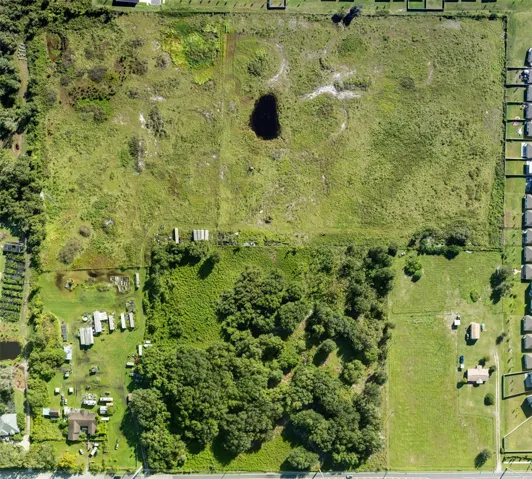 Parcel showing adjacent additional acreage