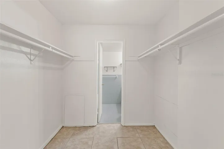 Generous Walk-In Closet