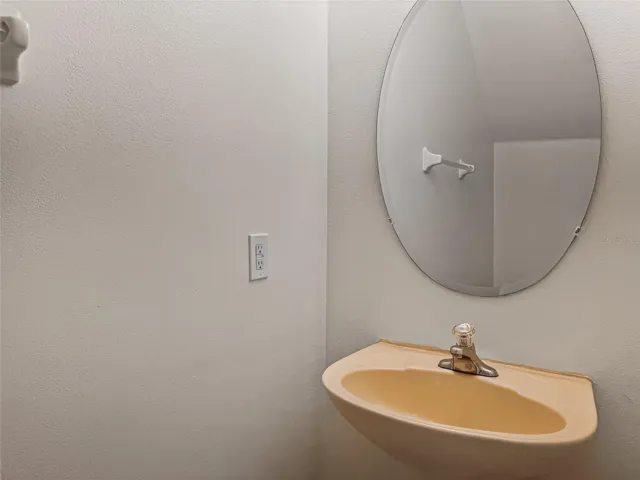 First floor powder room