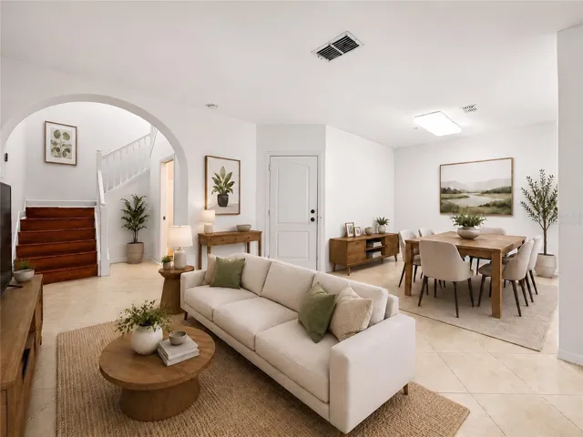 Living Room - Virtually staged