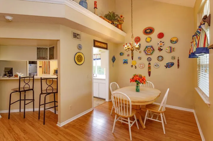 Breakfast nook.