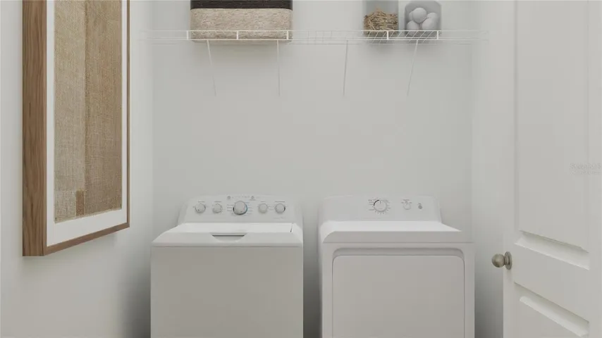 Virtually staged.
