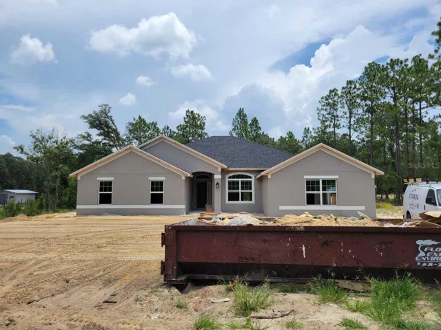 Actual home under construction
