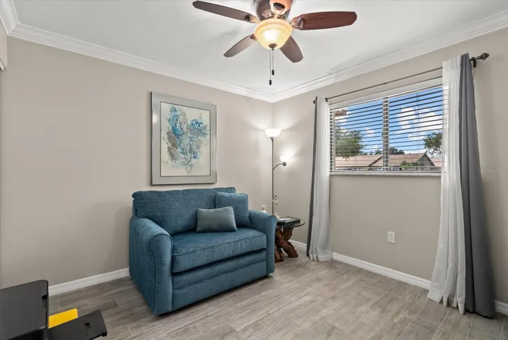 2nd bedroom, currently used as a TV room/Den.