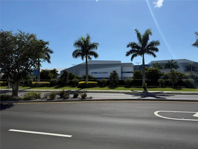 Less than 1 mile from IMG Academy, "a preparatory boarding school and sports training facility."