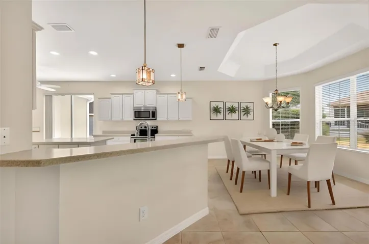 Kitchen and Dining Room-Virtually Staged