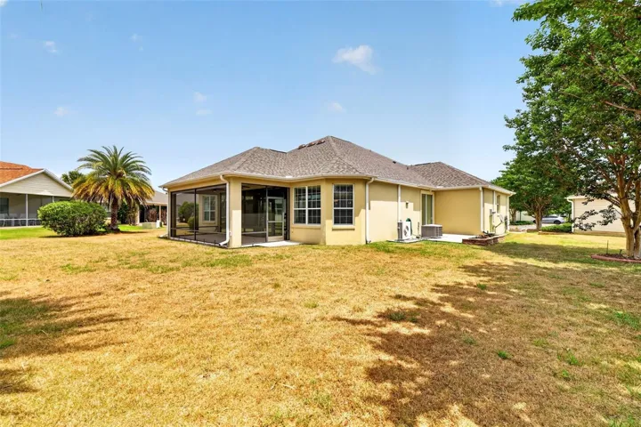 Rear and Side Elevation with OVERSIZED Lot