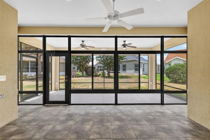 Enclosed Lanai with Extended Screened Lanai