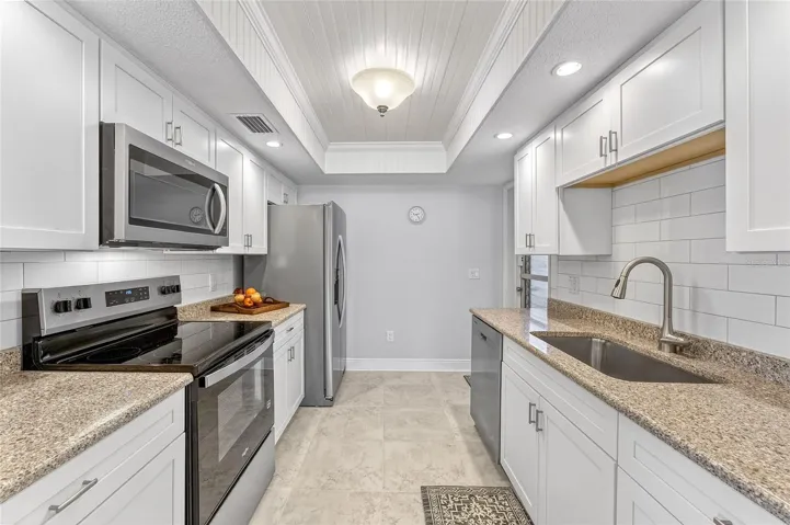 Kitchen off the back entrance