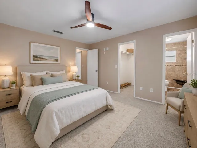 Virtually Stage Primary Bedroom
