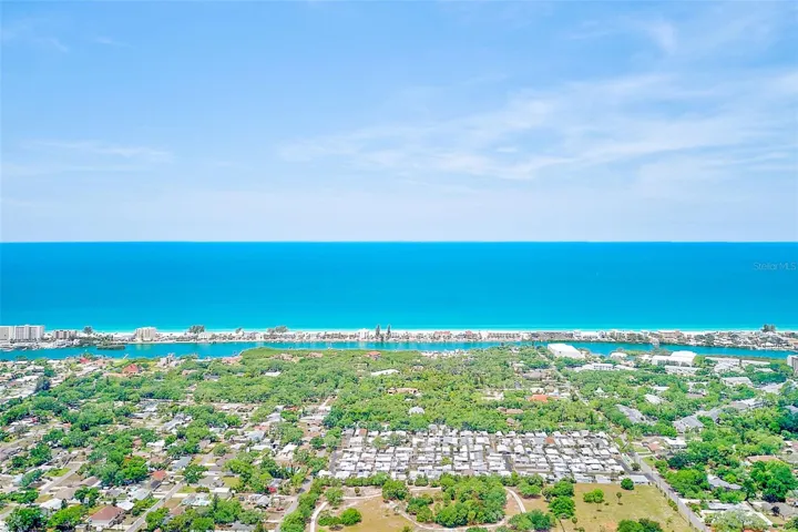 Ariel View to Beach