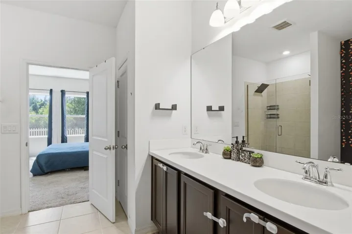 Primary Bathroom dual sinks and dual shower heads