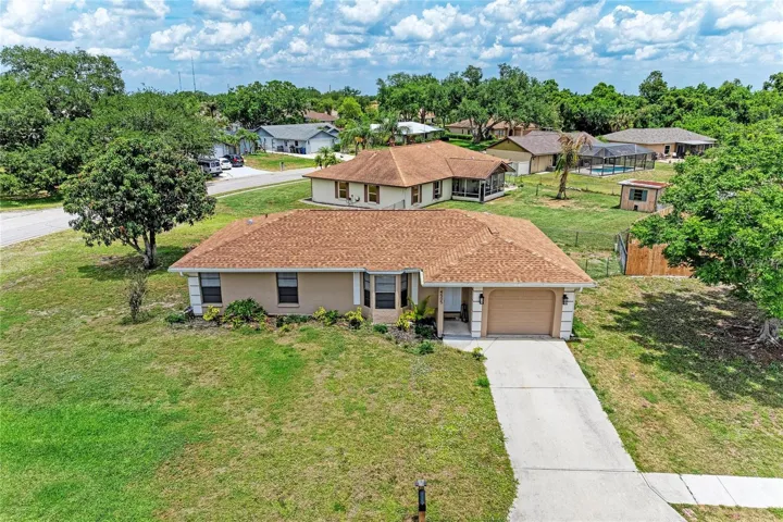 Aerial of front