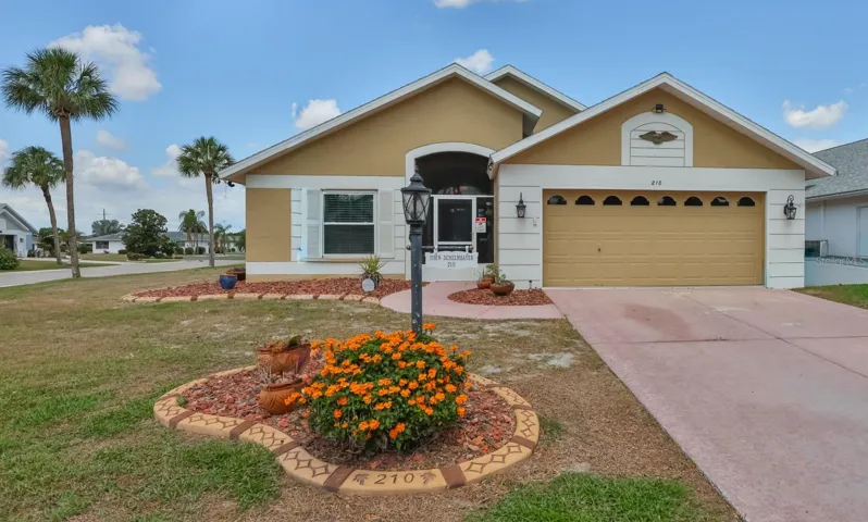 Exterior Front, Large Corner Lot, Upgraded Concrete Curbing, Painted Drive & Walkway