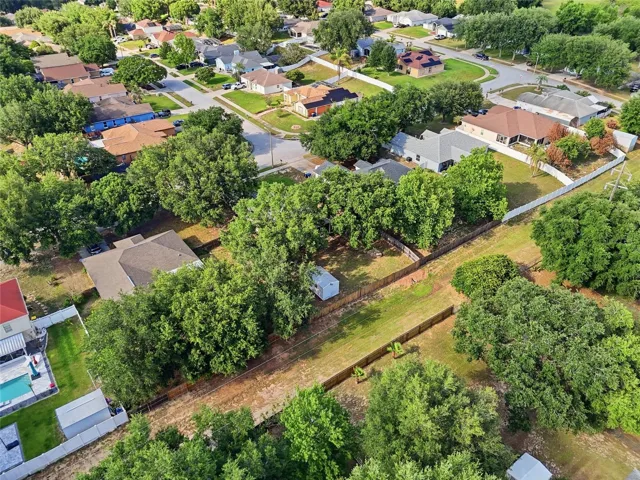Aerial View of the Backyard