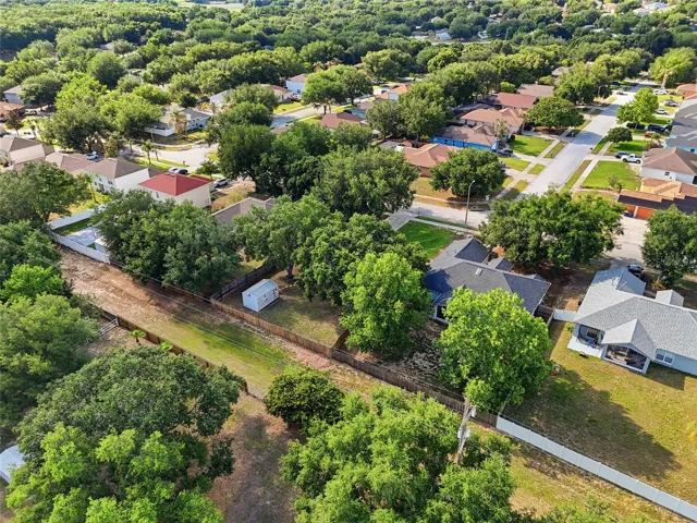 Aerial View of the Backyard