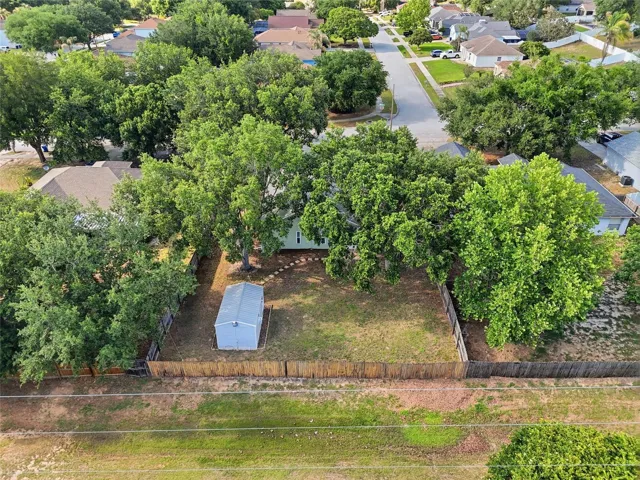 Aerial View of the Backyard