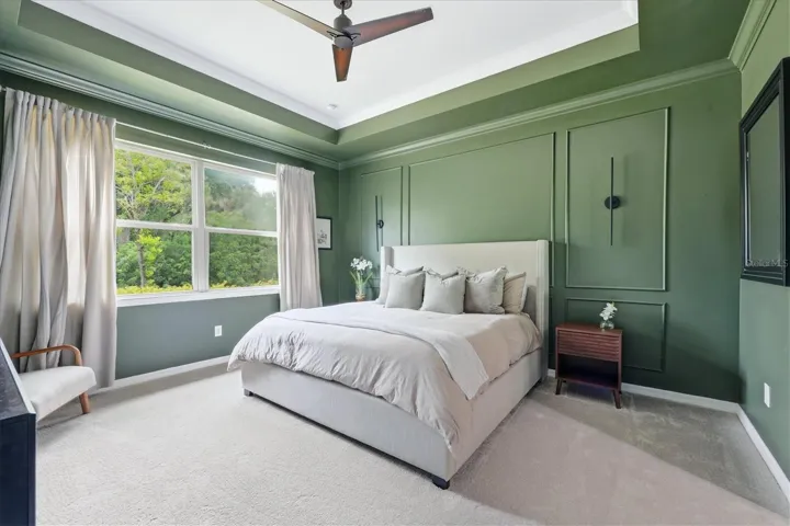 Primary Bedroom with private preserve views