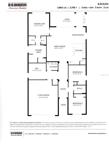 Edison Floor Plan