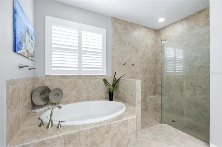 Primary Bathtub and Shower
